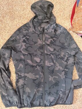 Women's Grey Zyia Camo utility Jacket